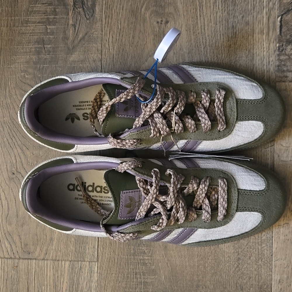 Adidas Samba OG Legacy Purple Olive Strata Womens 7.5 Mens 6.5 NEW IN BOX - Picture 2 of 10